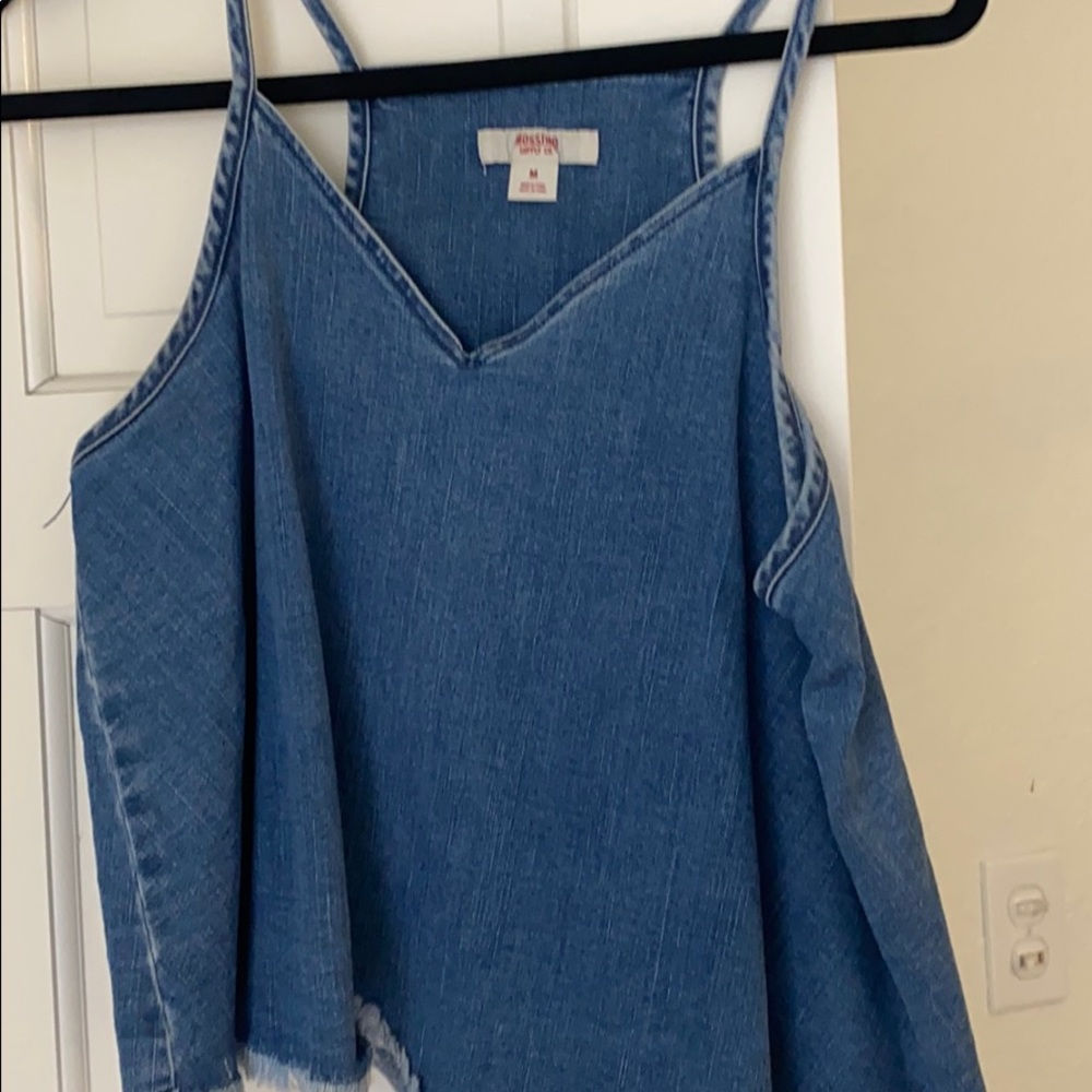 Denim tank